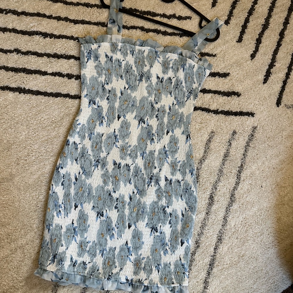 Floral ruffled dress